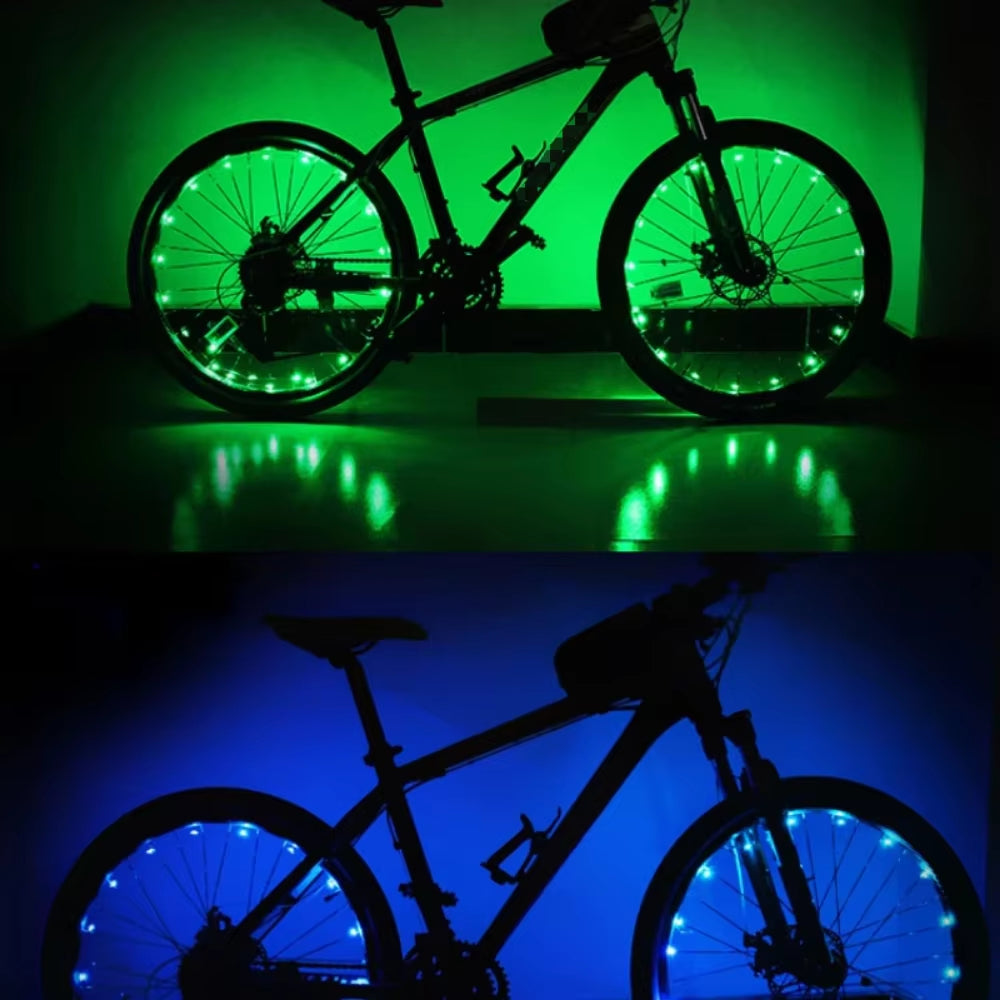 Bicycle Hot Wheel Lights Mountain Bike Frame Decoration Lights Bicycle Spoke Lights Night Riding Bicycle Wheel Lights