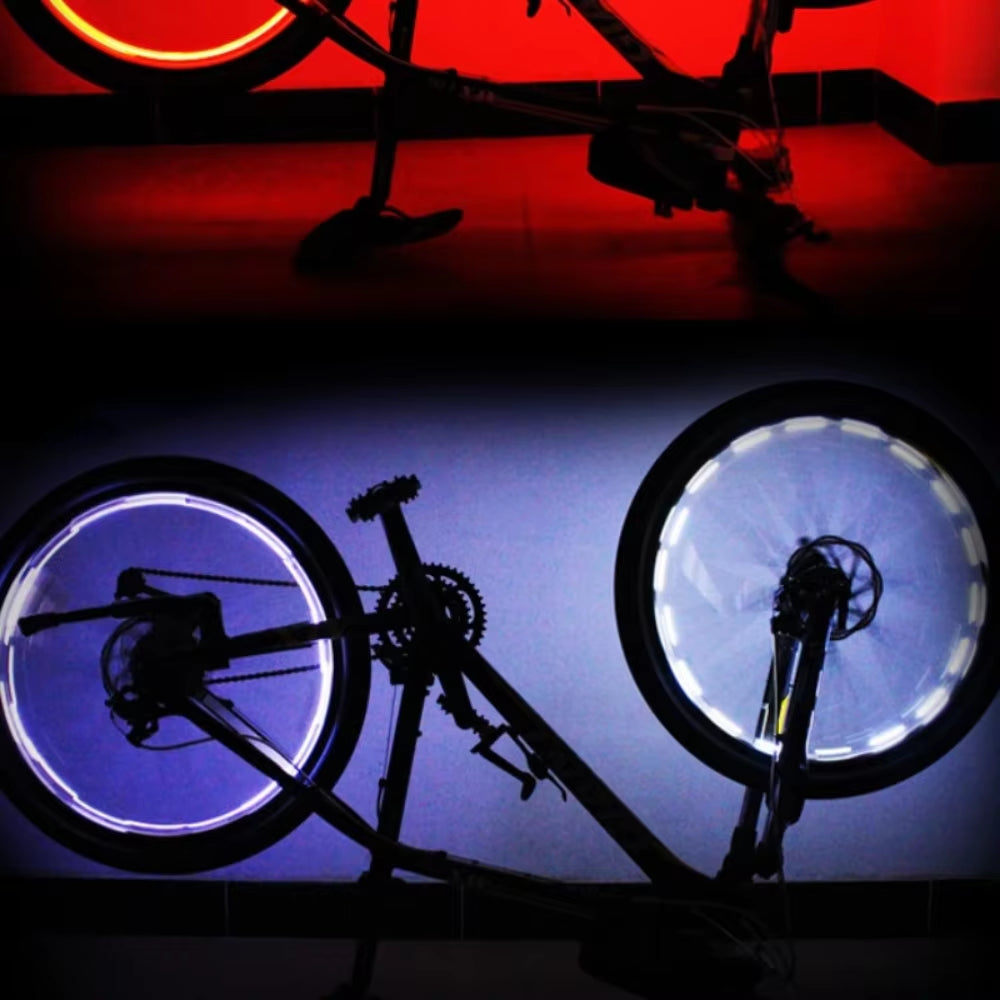 Bicycle Hot Wheel Lights Mountain Bike Frame Decoration Lights Bicycle Spoke Lights Night Riding Bicycle Wheel Lights