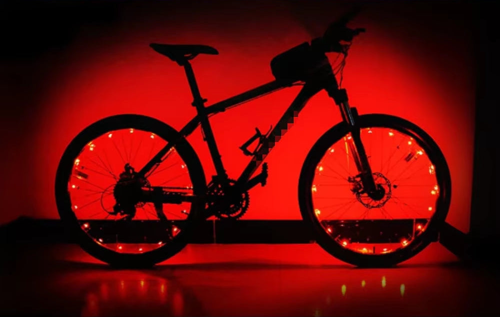 Bicycle Hot Wheel Lights Mountain Bike Frame Decoration Lights Bicycle Spoke Lights Night Riding Bicycle Wheel Lights