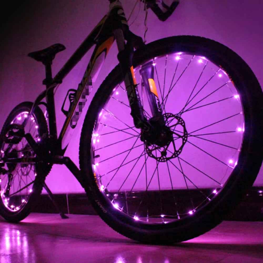 Bicycle Hot Wheel Lights Mountain Bike Frame Decoration Lights Bicycle Spoke Lights Night Riding Bicycle Wheel Lights